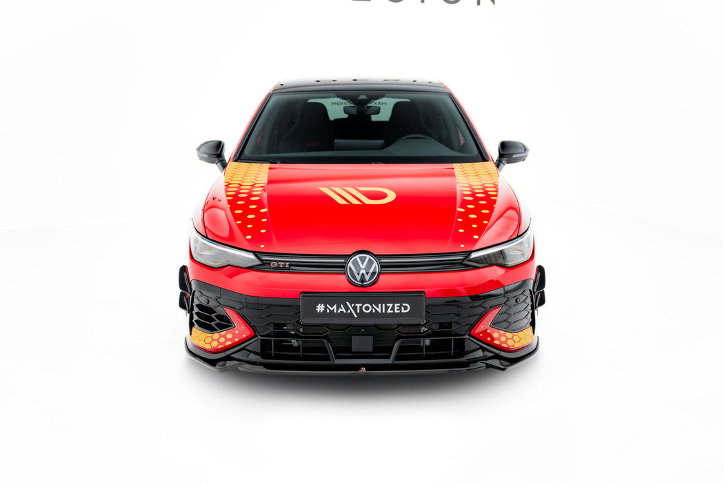 Maxton Design Front Splitter V.4 Volkswagen Golf GTI Clubsport Mk8 Facelift