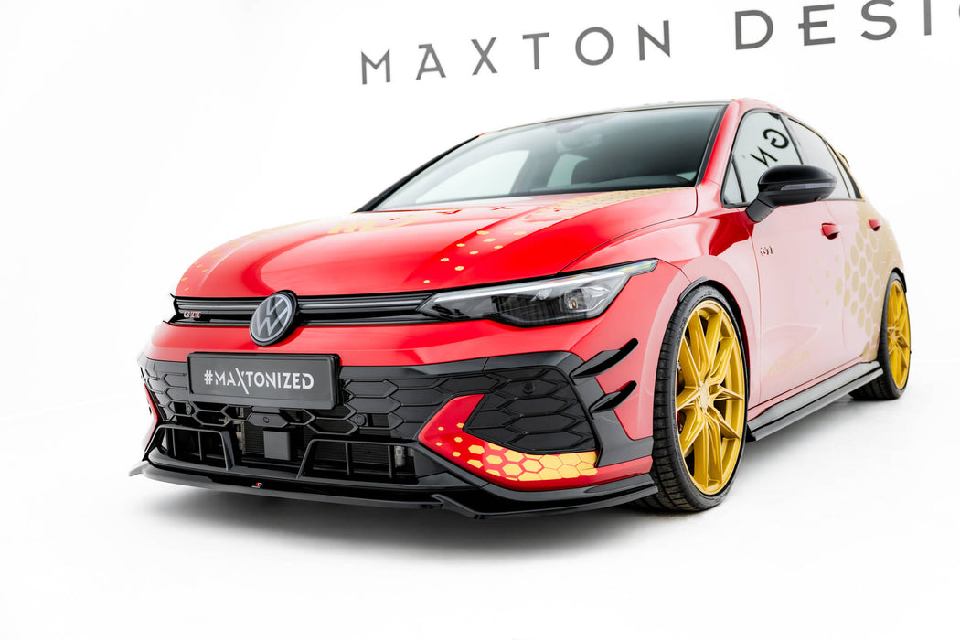 Maxton Design Front Splitter V.4 Volkswagen Golf GTI Clubsport Mk8 Facelift