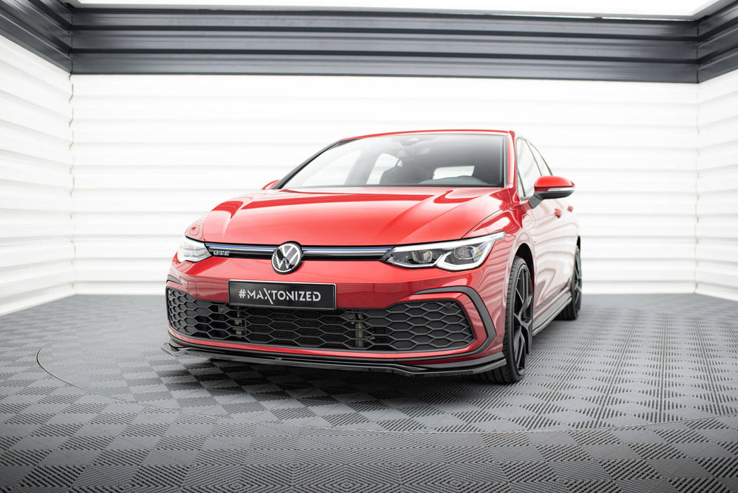Maxton Design Front Splitter V.4 Volkswagen Golf GTI / GTE / GTD / R-Line Mk8