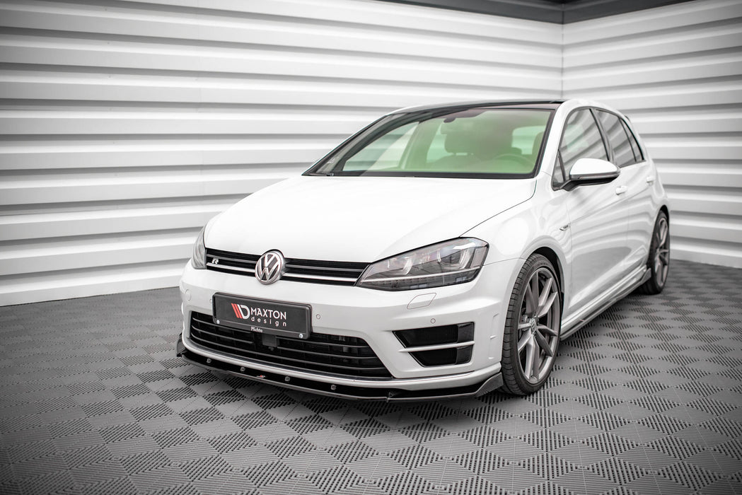 Maxton Design Front Splitter V.4 Volkswagen Golf R / R-Line Mk7