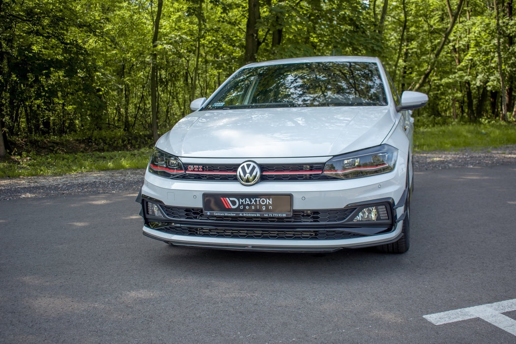 Maxton Design Front Splitter V.4 Volkswagen Polo GTI / R-line Mk6