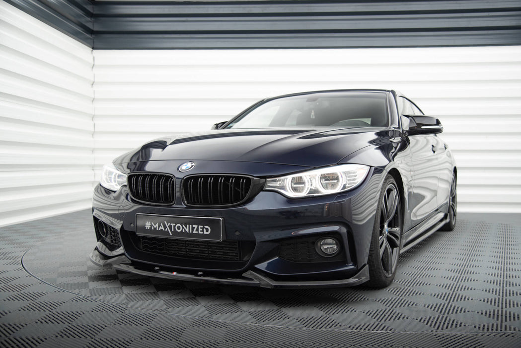 Maxton Design Front Splitter V.5 BMW 4 Coupe / Gran Coupe / Cabrio M-Pack F32 / F36 / F33