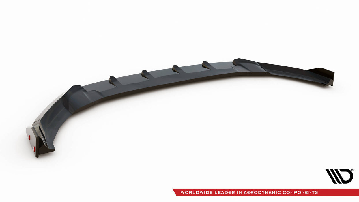 Maxton Design Front Splitter V.5 + Flaps Volkswagen Golf R / R-Line Mk7