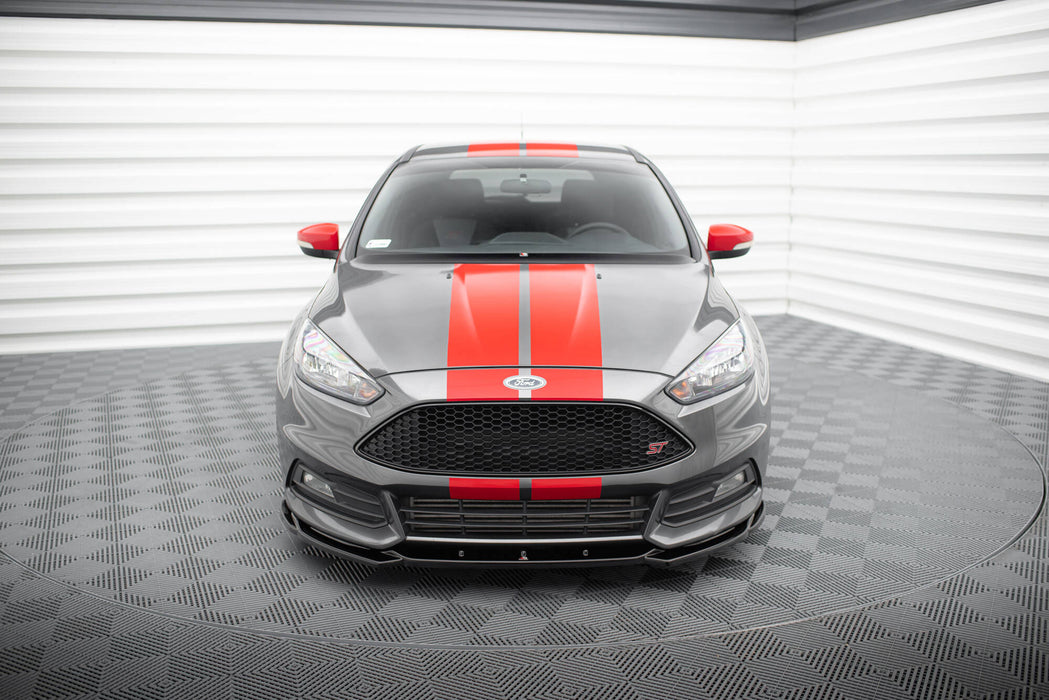 Maxton Design Front Splitter V.5 Ford Focus ST Mk3 Facelift