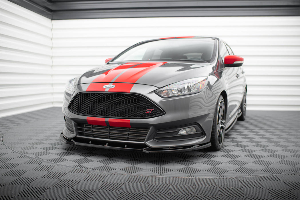 Maxton Design Front Splitter V.5 Ford Focus ST Mk3 Facelift