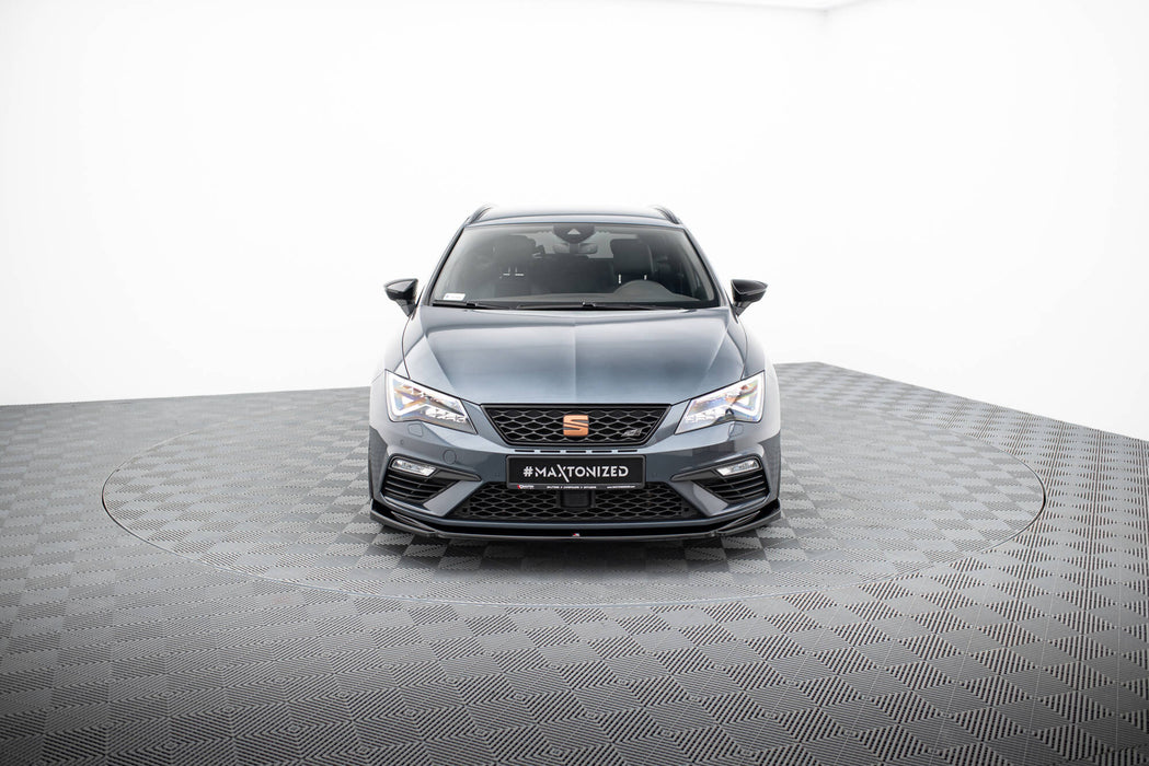 Maxton Design Front Splitter V.5 Seat Leon Cupra / FR Mk3 FL