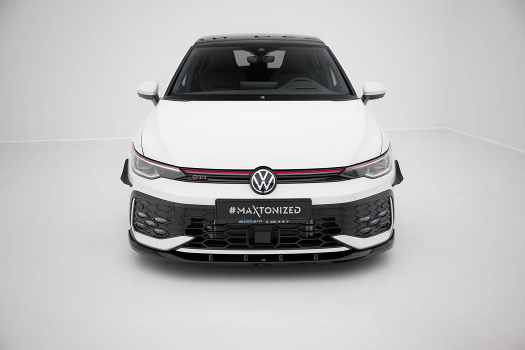 Maxton Design Front Splitter V.5 Volkswagen Golf GTI / GTE / R-Line Mk8 Facelift