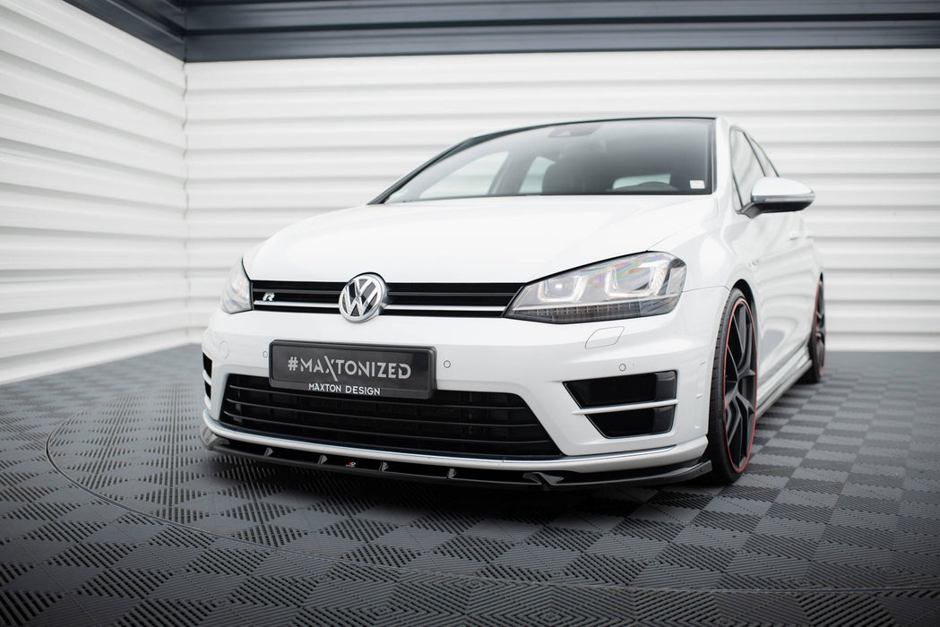 Maxton Design Front Splitter V.5 Volkswagen Golf R / R-Line Mk7