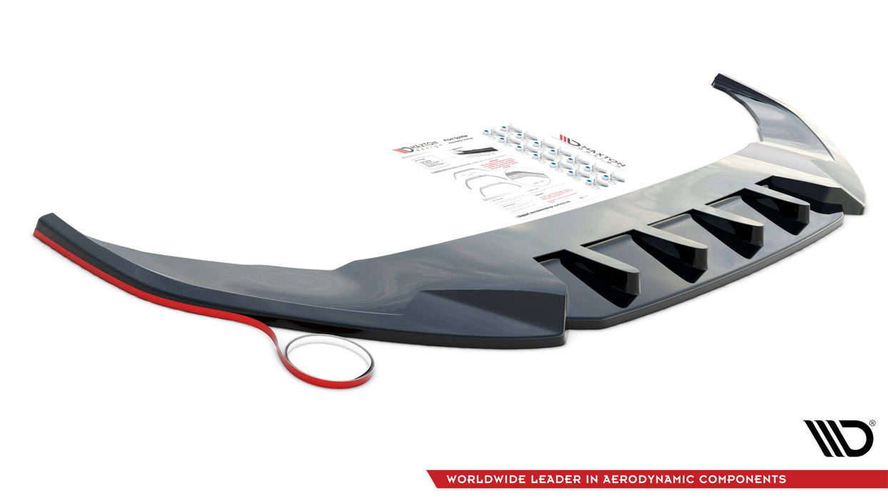 Maxton Design Front Splitter V.5 Volkswagen Golf R / R-Line Mk7