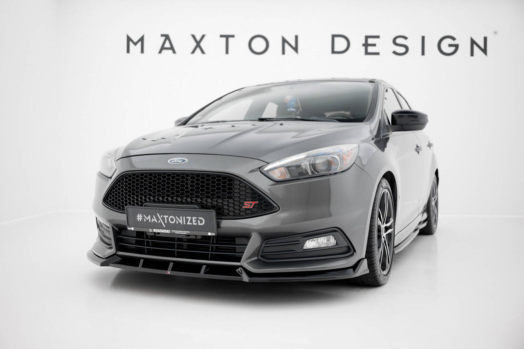 Maxton Design Front Splitter V.6 Ford Focus ST Mk3 Facelift