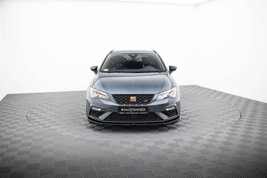 Maxton Design Front Splitter V.6 Seat Leon Cupra / FR Mk3 FL