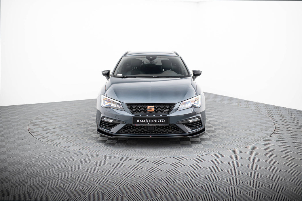 Maxton Design Front Splitter V.7 Seat Leon Cupra / FR Mk3 FL