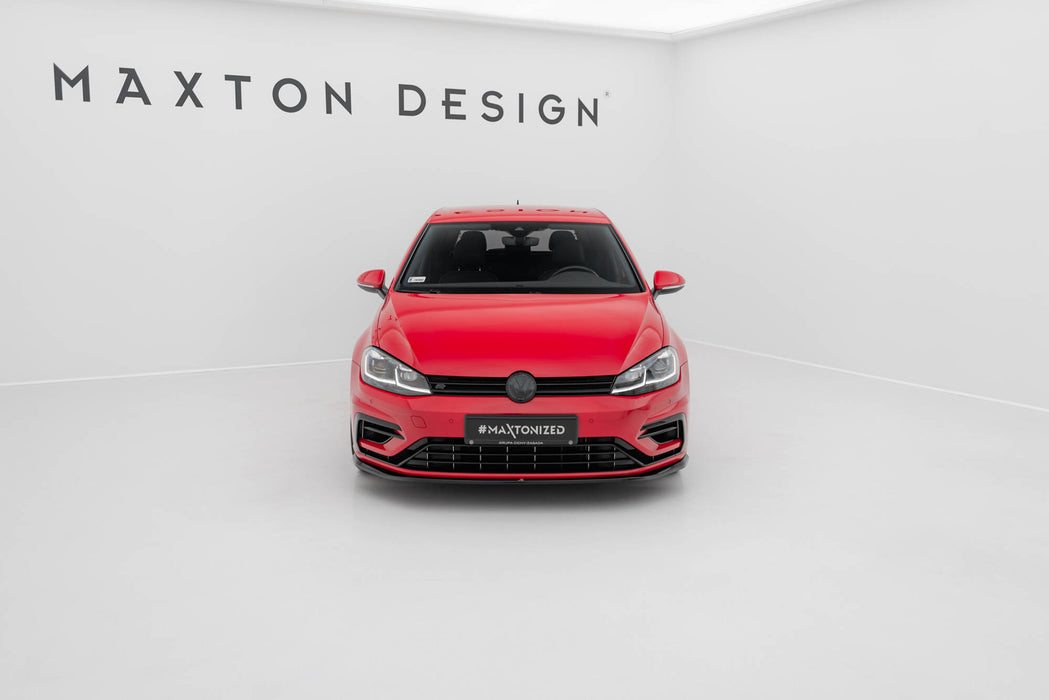 Maxton Design Front Splitter V.7 Volkswagen Golf R / R-Line Mk7 Facelift