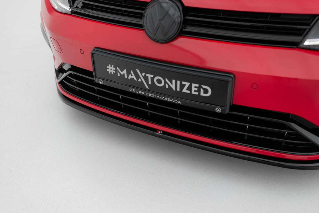 Maxton Design Front Splitter V.7 Volkswagen Golf R / R-Line Mk7 Facelift