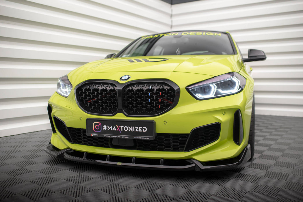 Maxton Design Front Splitter V.7 for BMW 1 M-Pack / M135i / 128ti F40