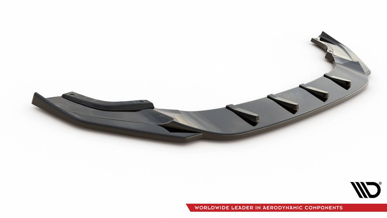 Maxton Design Front Splitter V.9 Volkswagen Golf R / R-Line Mk7 Facelift