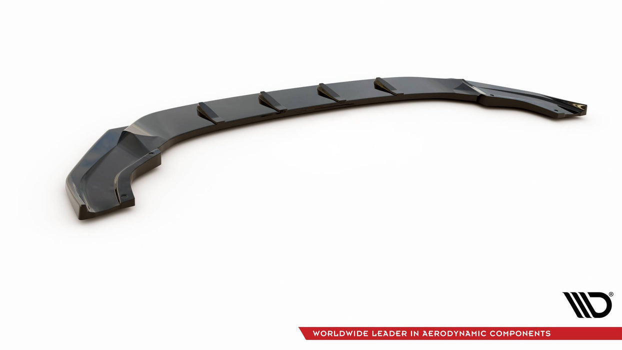 Maxton Design Front Splitter V.9 Volkswagen Golf R / R-Line Mk7 Facelift