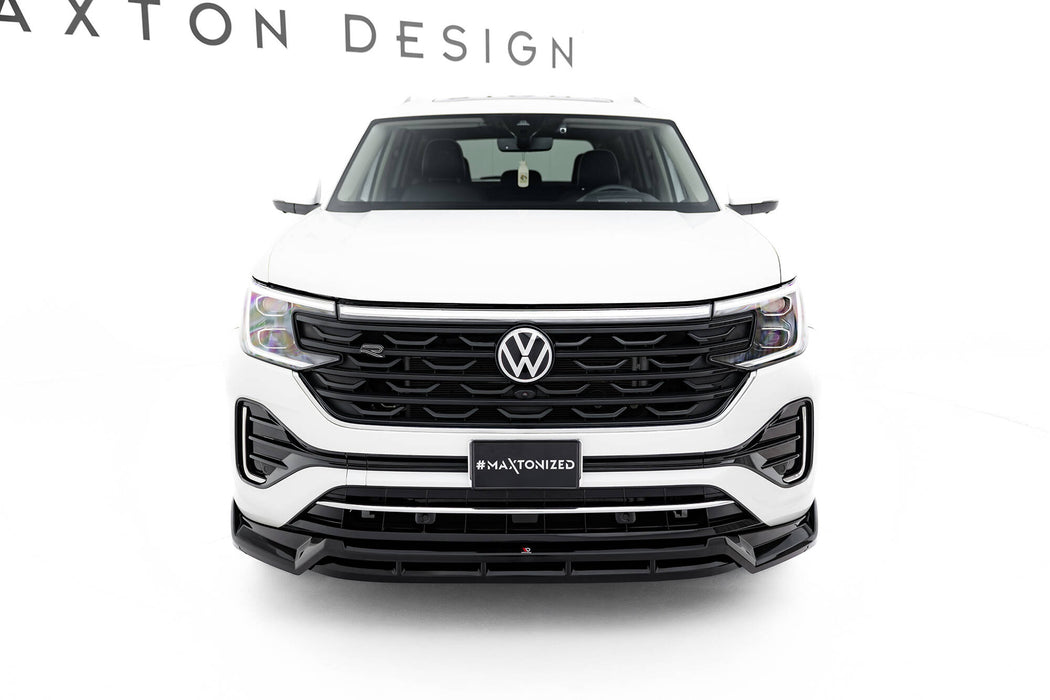 Maxton Design Front Splitter Volkswagen Atlas R-Line Mk1 Facelift 2