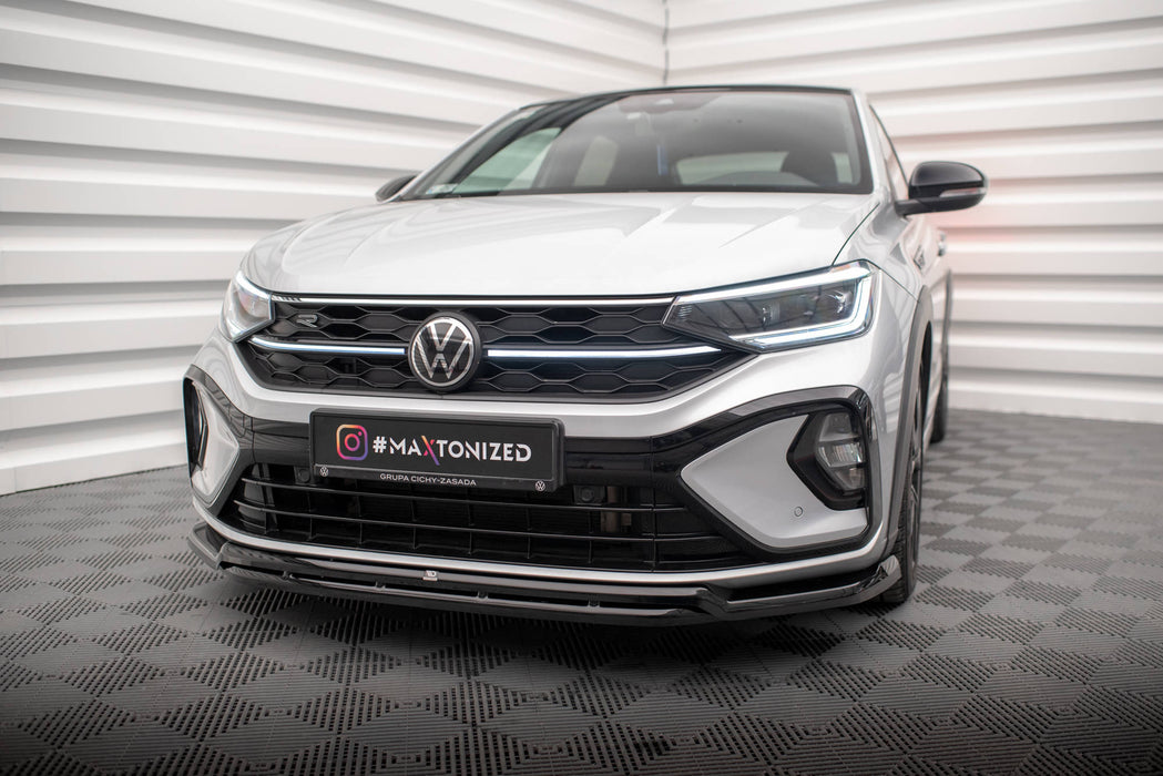 Maxton Design Front Splitter Volkswagen Taigo R-Line Mk1