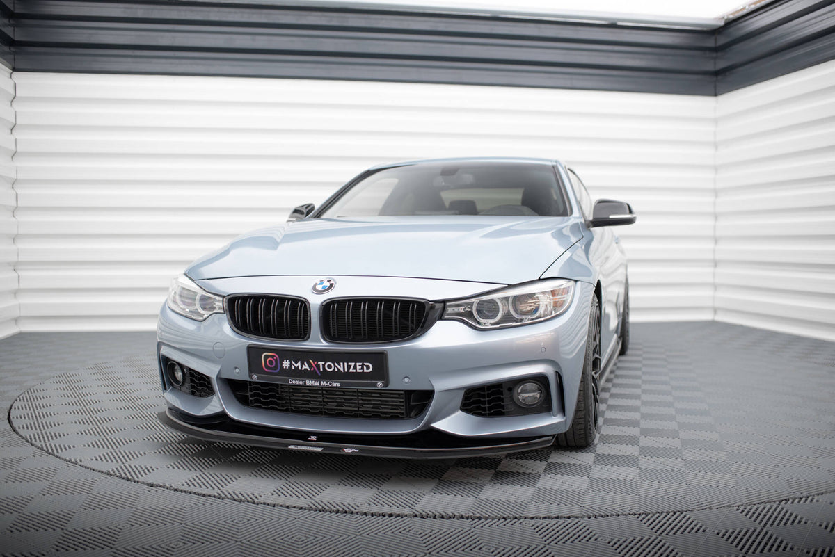 Maxton Design HYBRID FRONT SPLITTER for BMW 4 Coupe / Gran Coupe / Cab ...