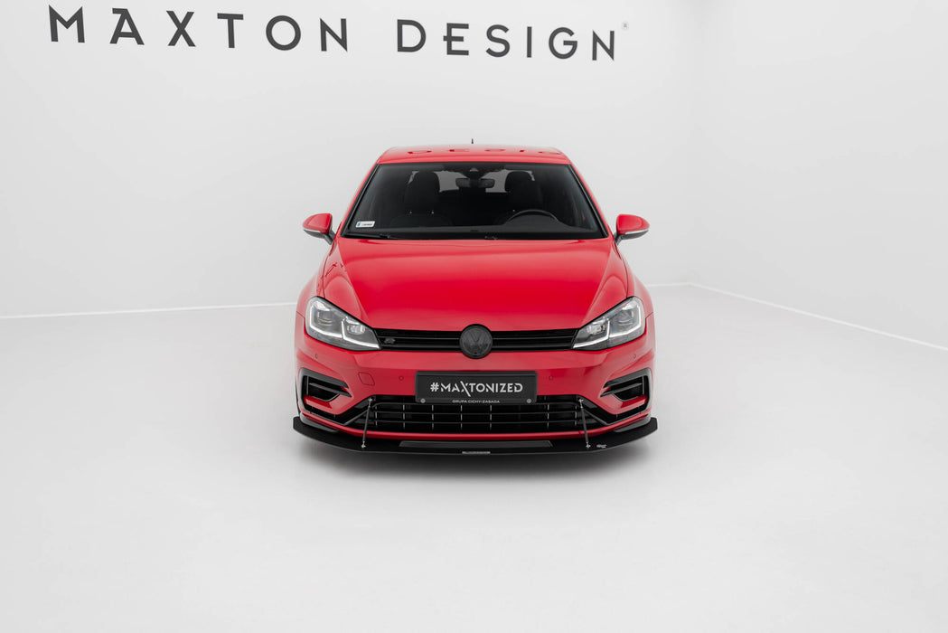 Maxton Design Hybrid Front Racing Splitter VW Golf 7 R / R-Line Facelift
