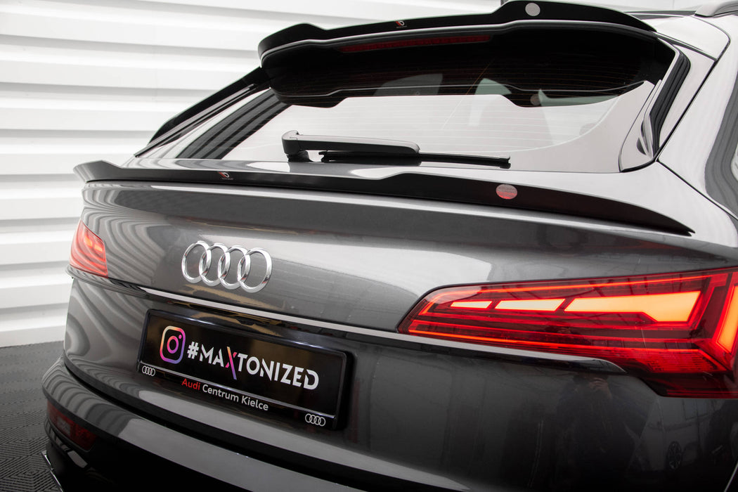 Maxton Design Lower Spoiler Cap Audi SQ5 / Q5 S-Line Sportback Mk2 Facelift