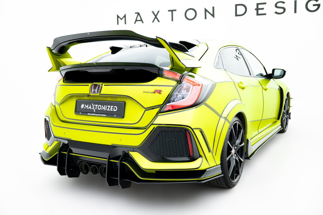Maxton Design Lower Spoiler Cap Honda Civic Type-R Mk10 / Mk10 Facelift