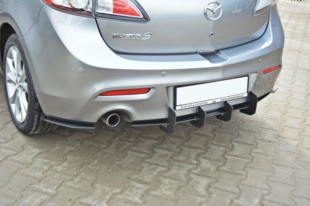 Maxton Design MAZDA 3 MK2 SPORT (PREFACE) REAR DIFFUSER & REAR SIDE SPLITTERS