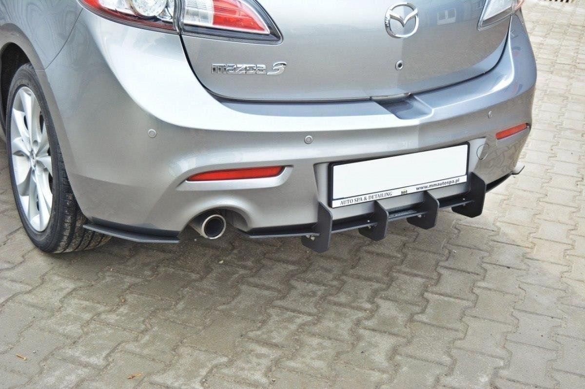 Maxton Design MAZDA 3 MK2 SPORT (PREFACE) REAR DIFFUSER & REAR SIDE ...