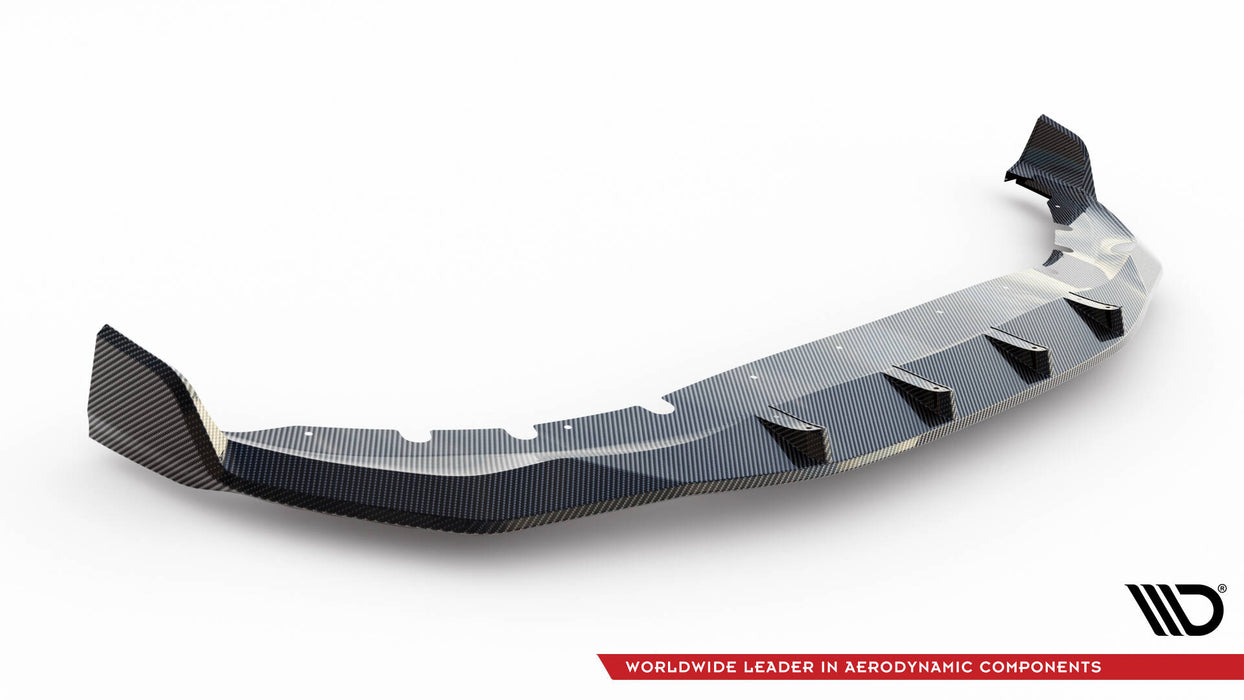 Maxton Design Prepreg Carbon Fiber Front Splitter + ABS Splitter BMW 7 M-Pack G11 Facelift