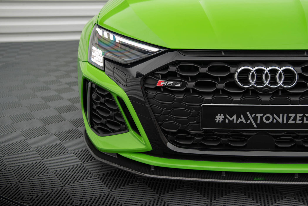 Maxton Design Prepreg Carbon Fiber Front Splitter Audi RS3 Sedan / Sportback 8Y