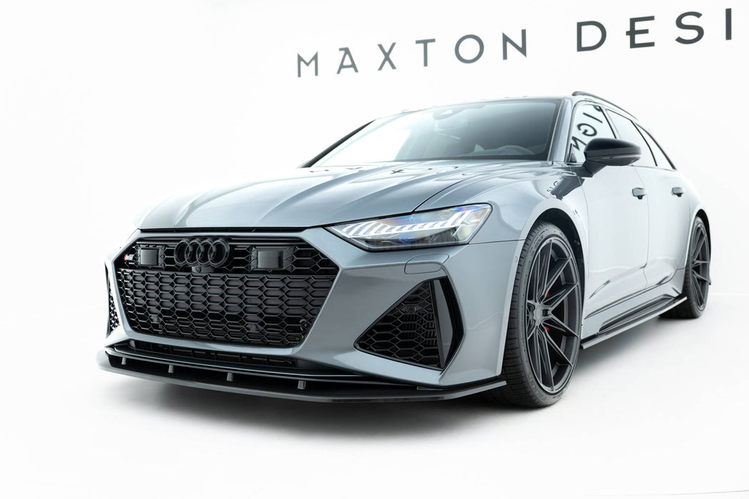 Maxton Design Prepreg Carbon Fiber Front Splitter Audi RS6 / RS7 C8