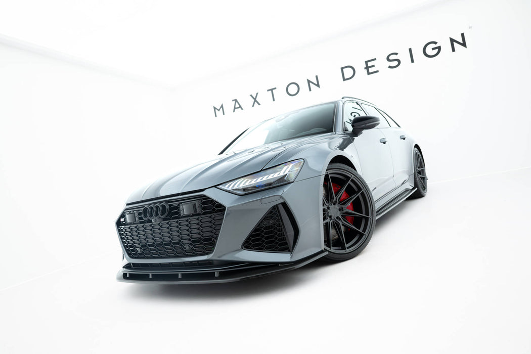 Maxton Design Prepreg Carbon Fiber Front Splitter Audi RS6 / RS7 C8