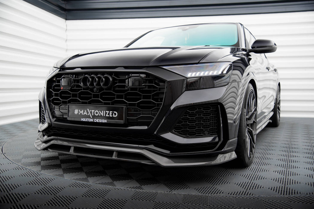 Maxton Design Prepreg Carbon Fiber Front Splitter Audi RSQ8 Mk1