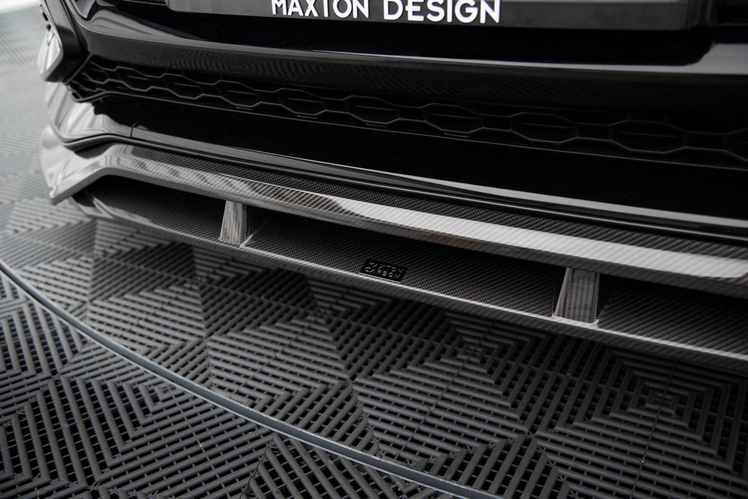 Maxton Design Prepreg Carbon Fiber Front Splitter Audi RSQ8 Mk1