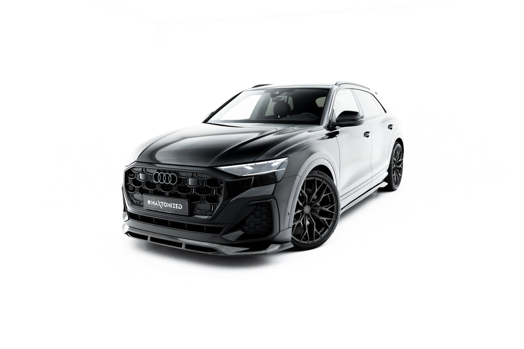 Prepreg Carbon Fiber Front Splitter Audi SQ8 / Q8 S-Line Mk1 Facelift
