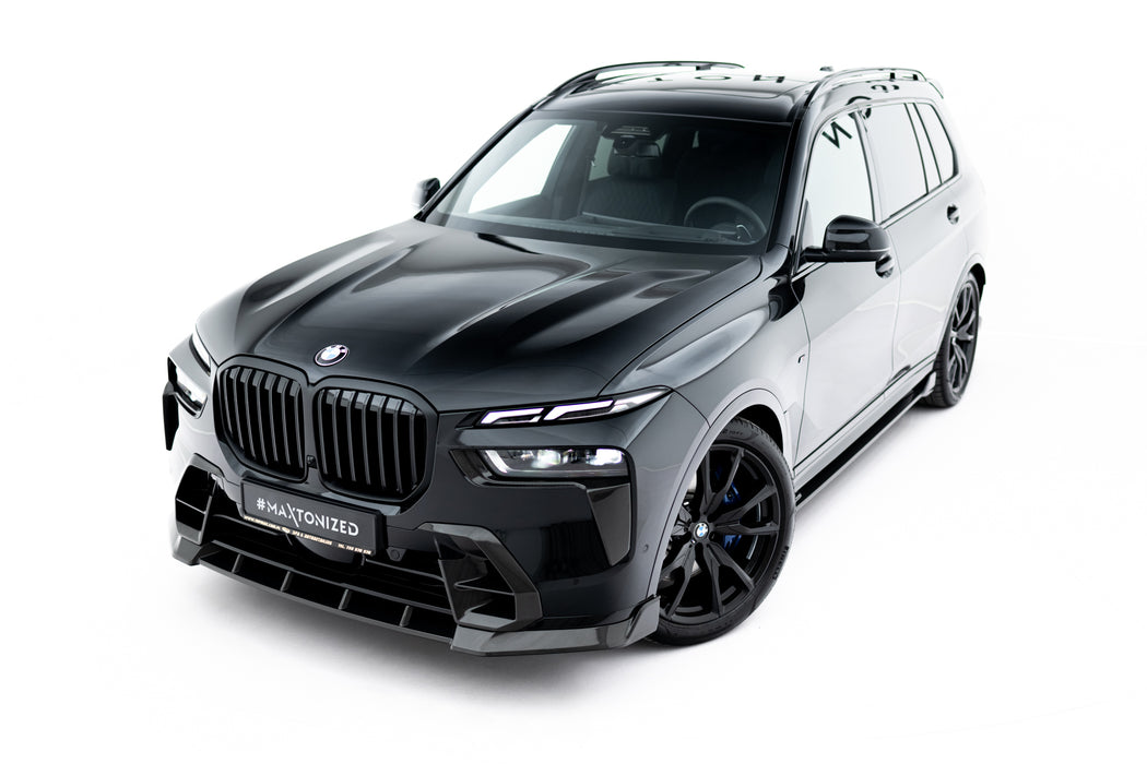 Maxton Design Prepreg Carbon Fiber Front Splitter BMW X7 M-Pack G07 Facelift