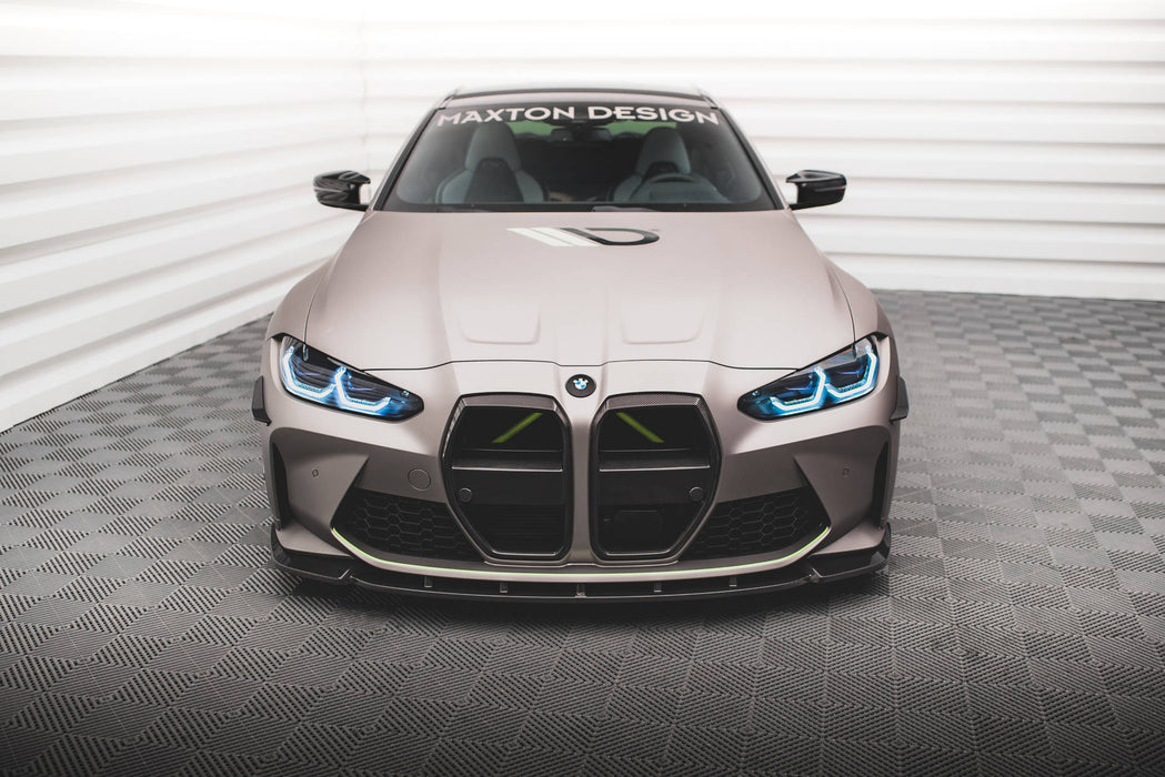 Maxton Design Prepreg Carbon Fiber Front Splitter V.1 BMW M4 G82 / G82 Facelift