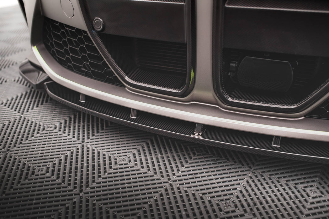 Maxton Design Prepreg Carbon Fiber Front Splitter V.1 BMW M4 G82 / G82 Facelift