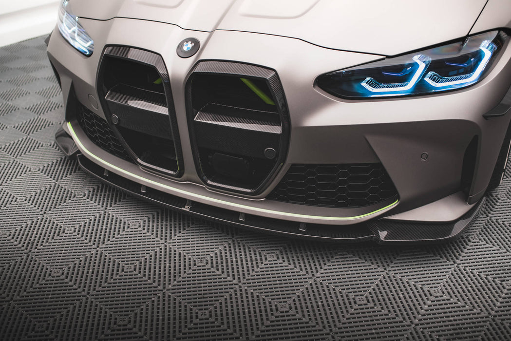 Maxton Design Prepreg Carbon Fiber Front Splitter V.1 BMW M4 G82 / G82 Facelift