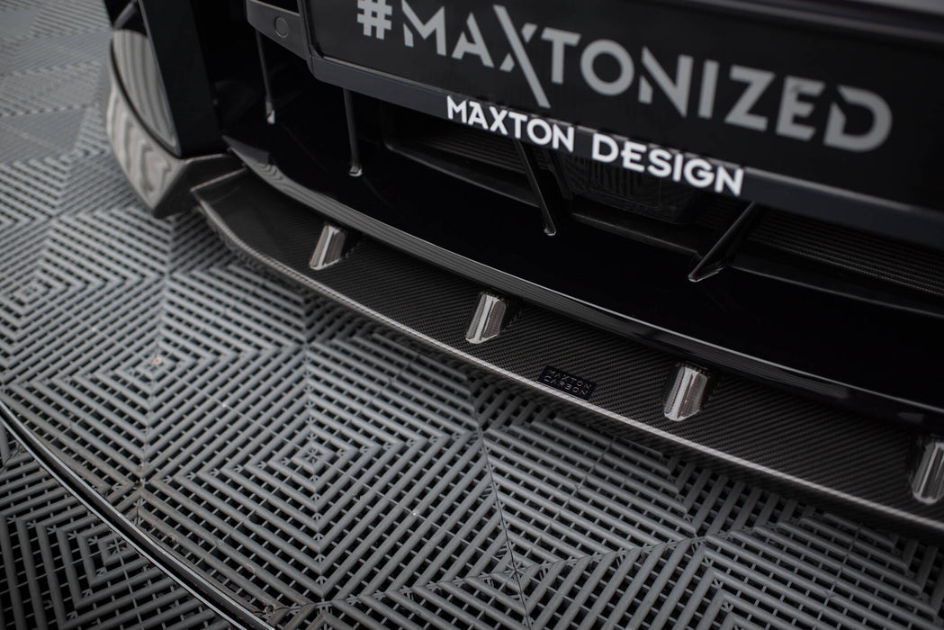 Maxton Design Prepreg Carbon Fiber Front Splitter V.2 BMW M2 G87
