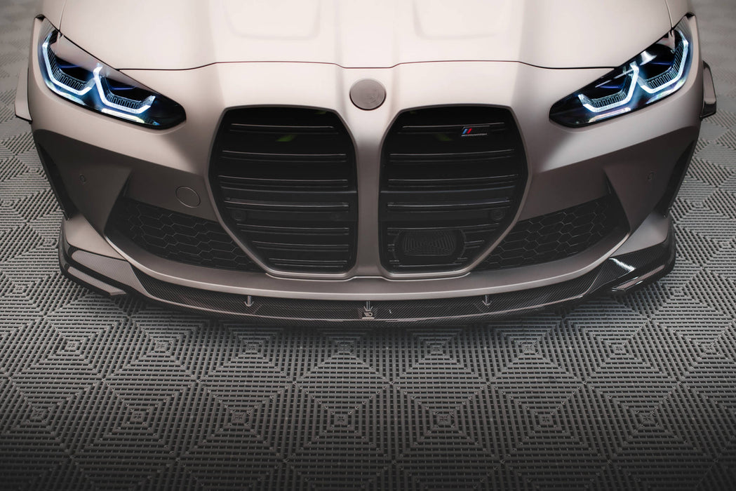 Maxton Design Prepreg Carbon Fiber Front Splitter V.2 BMW M4 G82 / G82 Facelift / M3 G80 G81
