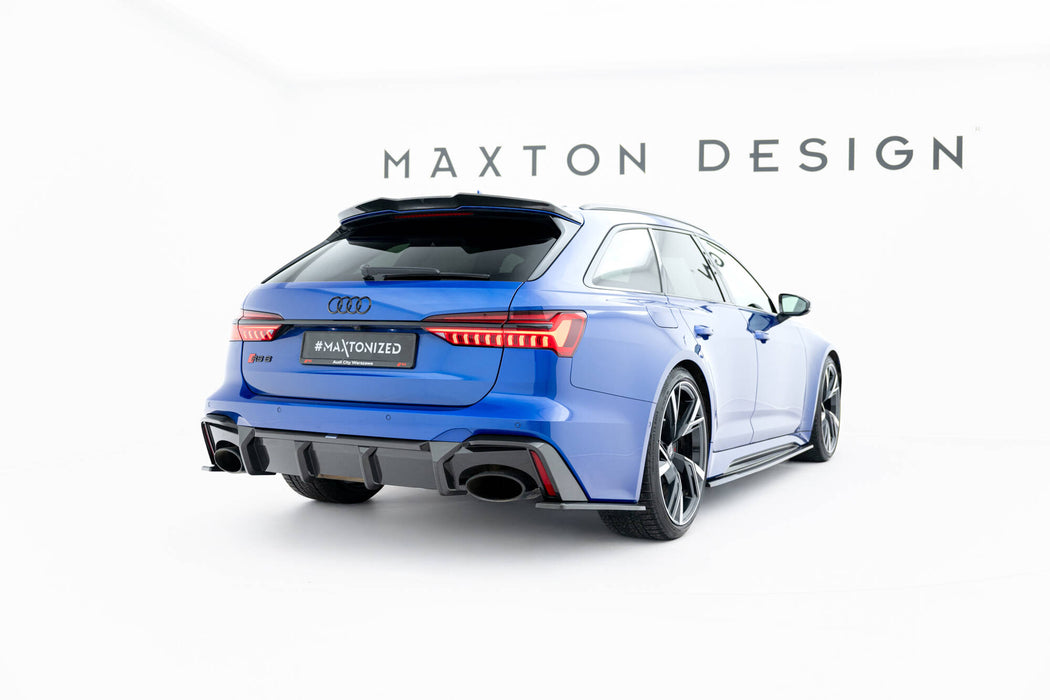 Maxton Design Prepreg Carbon Fiber Rear Diffuser Audi RS6 / RS7 C8  (version with towbar)