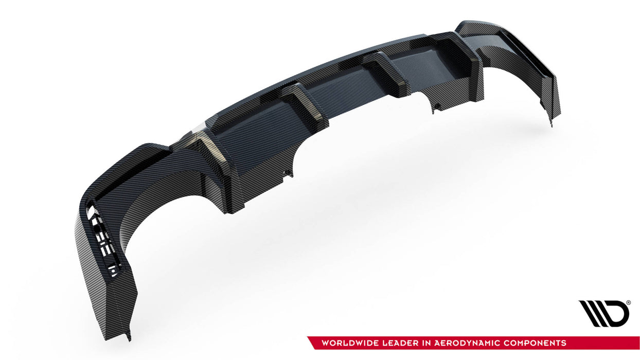 Maxton Design Prepreg Carbon Fiber Rear Diffuser Audi RS6 / RS7 C8  (version with towbar)