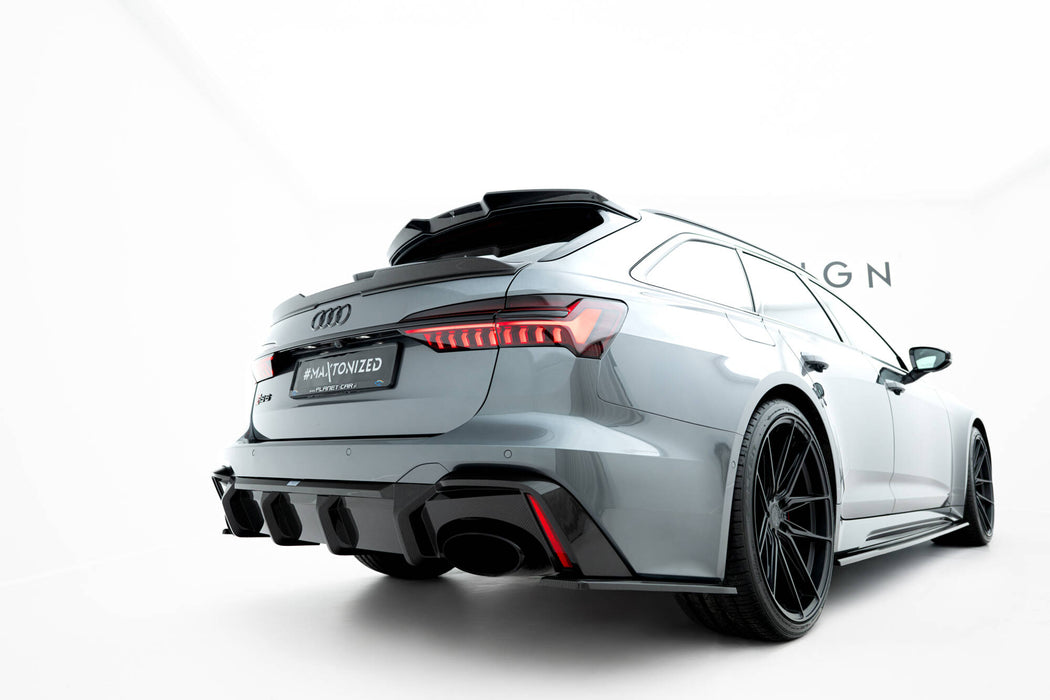 Maxton Design Prepreg Carbon Fiber Rear Diffuser Audi RS6 / RS7 C8 (version without towbar)