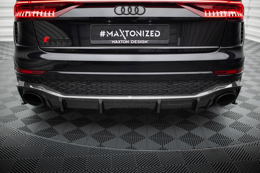 Maxton Design Prepreg Carbon Fiber Rear Diffuser Audi RSQ8 Mk1