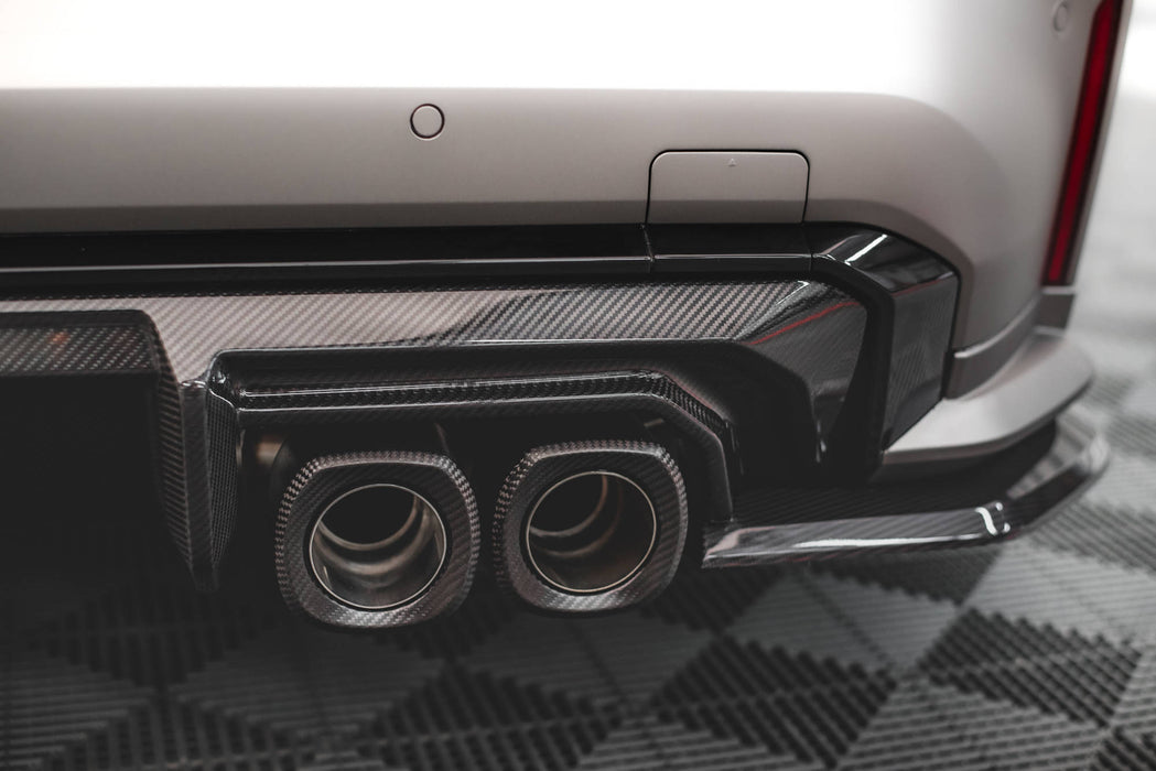Maxton Design Prepreg Carbon Fiber Rear Diffuser BMW M4 G82 / G82 Facelift / M3 G0 G81