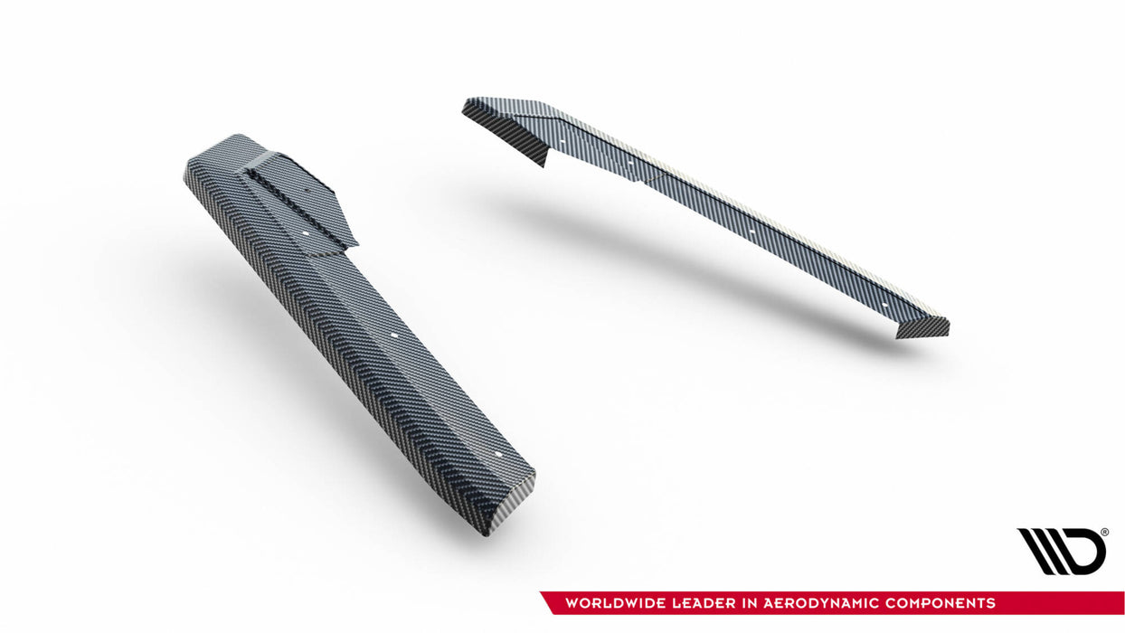 Maxton Design Prepreg Carbon Fiber Rear Side Splitters Audi RS6 / RS7 C8