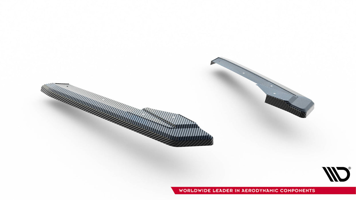 Maxton Design Prepreg Carbon Fiber Rear Side Splitters Audi RS6 / RS7 C8