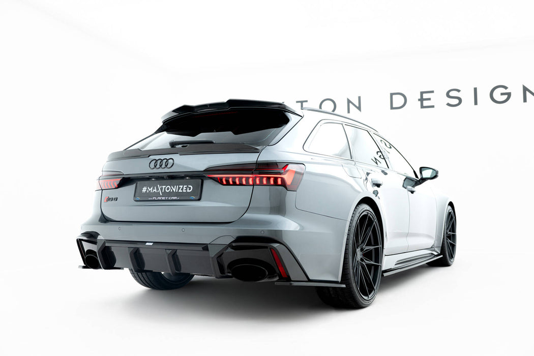 Maxton Design Prepreg Carbon Fiber Rear Side Splitters Audi RS6 / RS7 C8